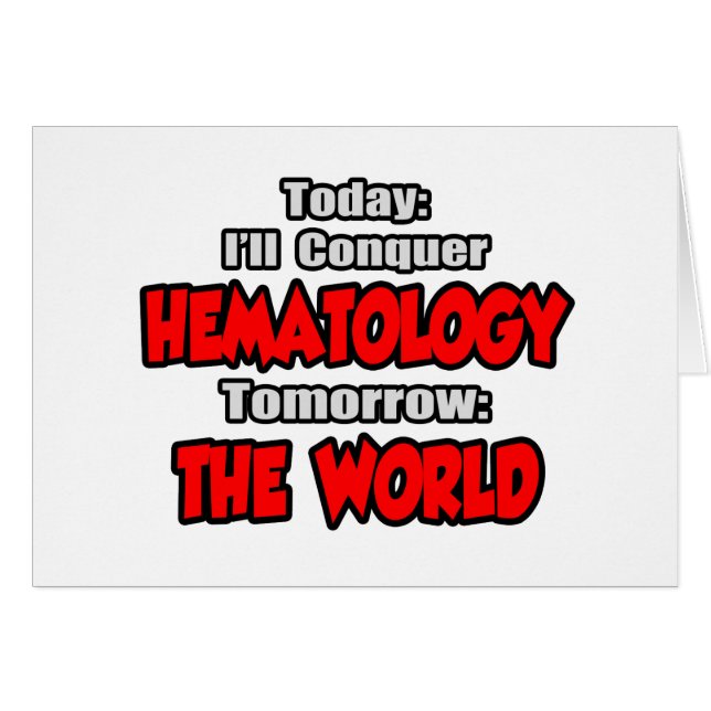 Vandaag Hematologie...Morgen, de wereld (Voorkant Horizontaal)