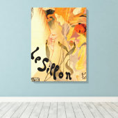 VANDAAG HET BESTE!FRANSE TUINFEE POSTERART CANVAS AFDRUK (Insitu (Houten vloer))