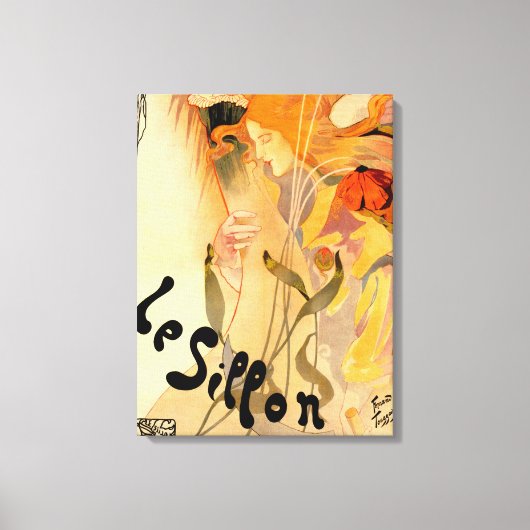 VANDAAG HET BESTE!FRANSE TUINFEE POSTERART CANVAS AFDRUK (Voorkant)