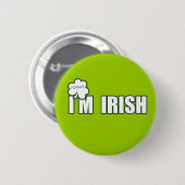 (Vandaag) Ik ben IRISH Ronde Button 5,7 Cm (Voorkant /achterkant)
