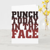 Vandaag in het gezicht motivatie gezegde kaart (Gele Bloem)