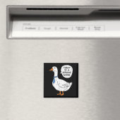 Vandaag in Serious Goose Necktie Funny Work Meme M Magneet (Insitu (Vaatwasser))
