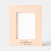 Vandaag is alles mogelijk gegraveerde lijstjes (Voorkant)