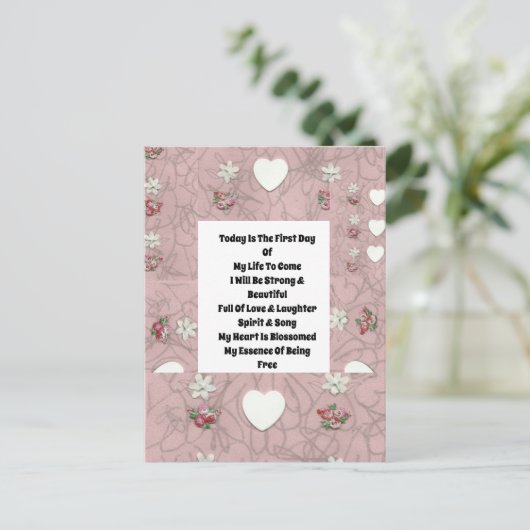 Vandaag is briefkaart (Staand voorkant)