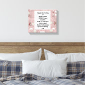 Vandaag is canvas afdruk (Insitu (Slaapkamer))