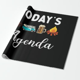 Vandaag is de agenda voor de koffiebestrijding in  cadeaupapier