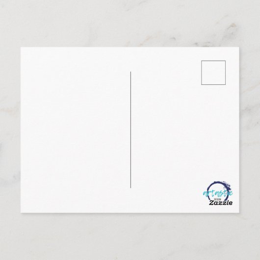 "Vandaag is de dag" citaat Briefkaart (Achterkant)