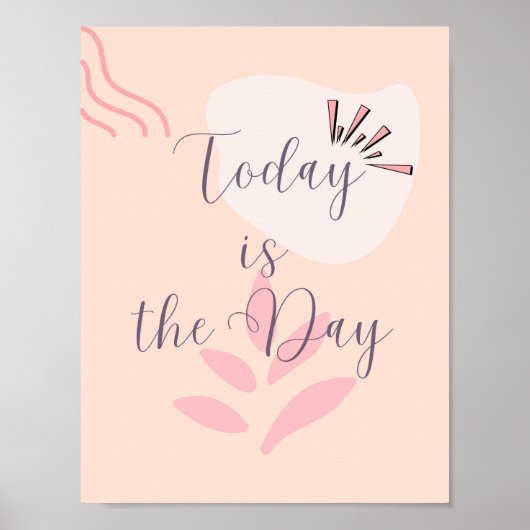 Vandaag is de dag poster (Voorkant)