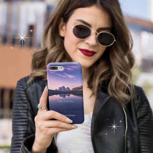 Vandaag is de dag, Serene Mountain Lake Case-Mate iPhone Case