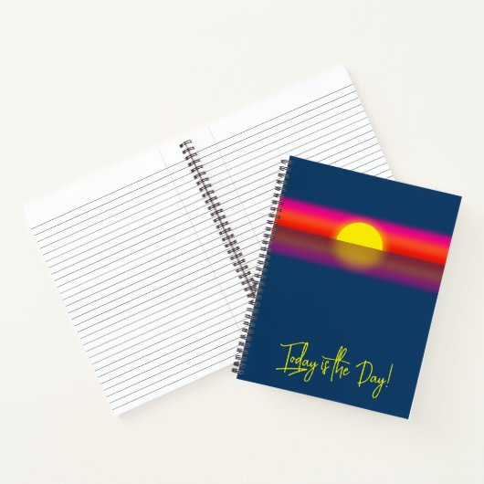 Vandaag is de Dag Sunrise Affirmatie Notitieboek (Binnen)