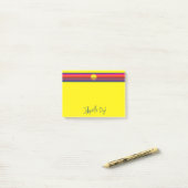 Vandaag is de Dag Sunrise Affirmatie Post-it® Notes (Op bureau)