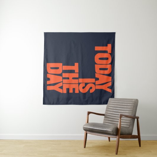Vandaag is de dag wandkleed (In Situ (horizontaal))