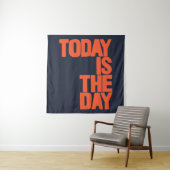 Vandaag is de dag wandkleed (In situ)