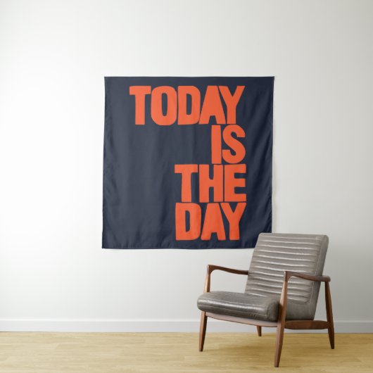 Vandaag is de dag wandkleed (In situ)