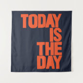 Vandaag is de dag wandkleed (Voorkant)
