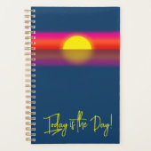 Vandaag is de Dag Zonsopgang Affirmatie Planner (Voorkant)