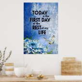 Vandaag is de eerste dag van de rest van mijn leve poster (Keuken)