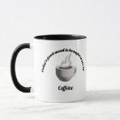 Vandaag is de goede stemming te danken aan cafeïne mok (Links)