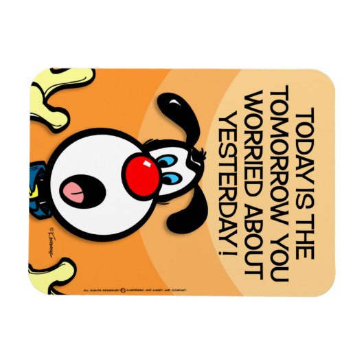 Vandaag is de morgen magneet (Horizontaal)