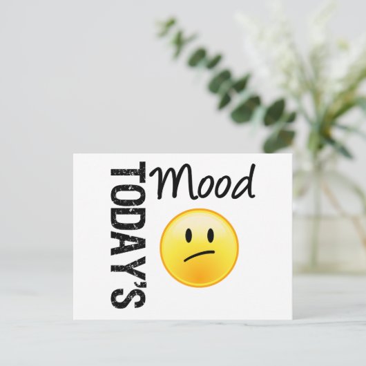Vandaag is de moticon van de Mood uitgeschakeld Briefkaart (Staand voorkant)