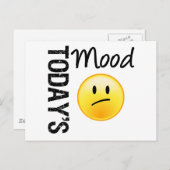 Vandaag is de moticon van de Mood uitgeschakeld Briefkaart (Voorkant / Achterkant)