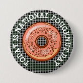 Vandaag is de nationale Button van de Doughnut Day (Voorkant)
