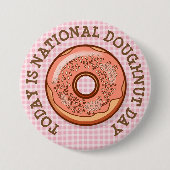 Vandaag is de nationale Button van de Doughnut Day (Voorkant)