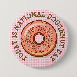Vandaag is de nationale Button van de Doughnut Day
