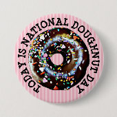 Vandaag is de nationale Button van de Doughnut Day (Voorkant)