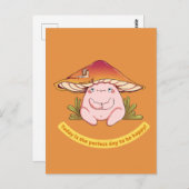 Vandaag is de perfecte dag om gelukkig Cute padden Briefkaart (Voorkant / Achterkant)