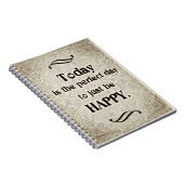 Vandaag is de perfecte dag - Positive Quote´s Notitieboek (Rechterzijde)