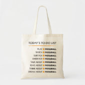 VANDAAG IS DE TE DOEN LIJST - PICKLEBALL TOTE BAG (Voorkant)