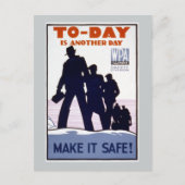 Vandaag is een andere Dag WPA Briefkaart (Voorkant)