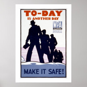 Vandaag is een andere Dag WPA Poster