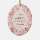 Vandaag is een Bride Moeder van de Bride Foto Flor Keramisch Ornament (Rechts)