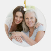 Vandaag is een Bride Moeder van de Bride Foto Roze Keramisch Ornament (Achterkant)