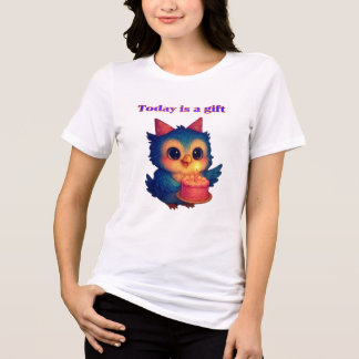 Vandaag is een geschenk - Dankbaarheid geïnspireer Tri-Blend Shirt