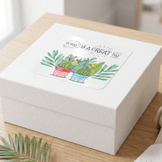 Vandaag Is Een Geweldige Dag Cactus Sticker