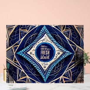 Vandaag is een goede dag frisse start Motivatie of Acryl Bord