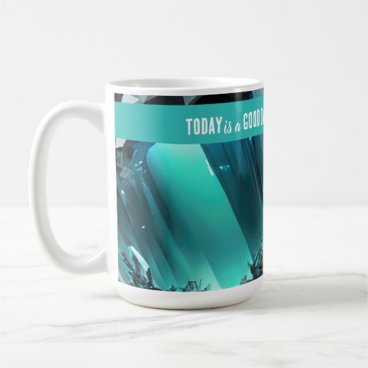 Vandaag is een goede dag frisse start Motivatie of Koffiemok (Links)