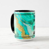 Vandaag is een goede dag frisse start Motivatie of Mok (Voorkant links)