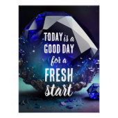 Vandaag is een goede dag frisse start Motivatie of Perfect Poster (Voorkant)