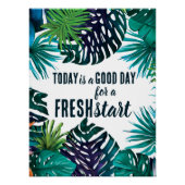 Vandaag is een goede dag frisse start Motivatie of Perfect Poster (Voorkant)