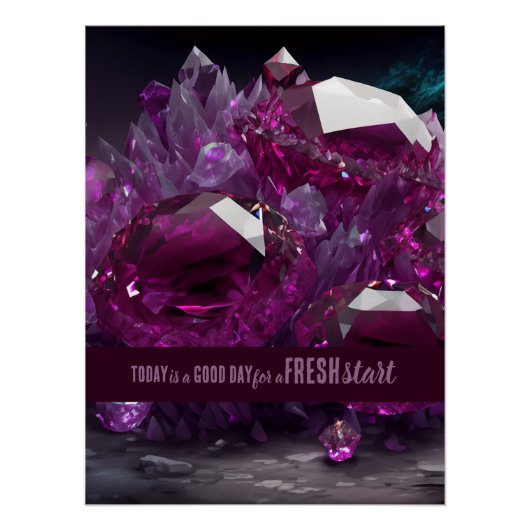 Vandaag is een goede dag frisse start Motivatie of Perfect Poster (Voorkant)