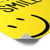 Vandaag is een goede dag om te glimlachen Inspirat Poster (Hoek)