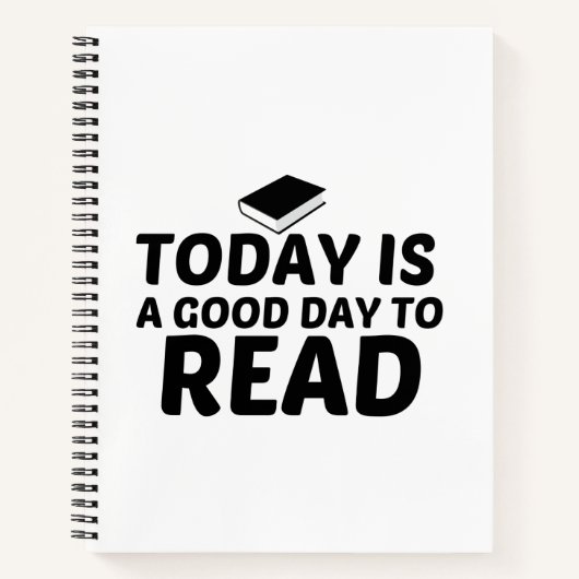 VANDAAG IS EEN GOEDE DAG OM TE LEZEN NOTITIEBOEK (Voorkant)