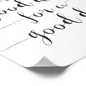 Vandaag is een goede dag voor een goede dag poster (Hoek)