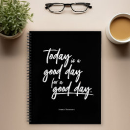 Vandaag is een goede dag voor een goede gewoonte notitieboek
