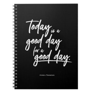 Vandaag is een goede dag voor een persoonlijke dag notitieboek