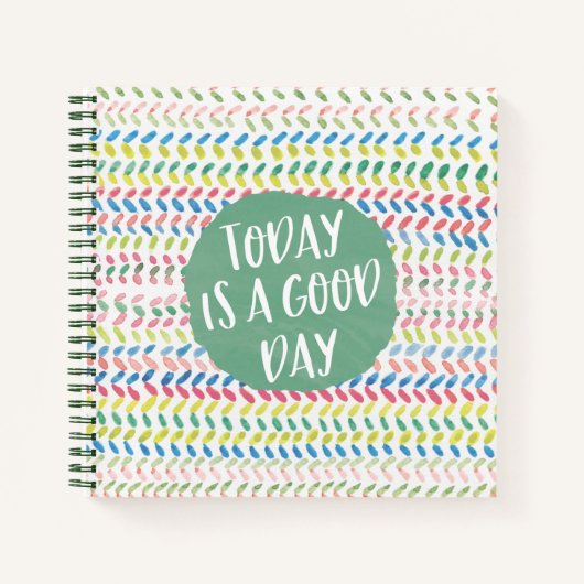 Vandaag is een Good Day Journal Notitieboek (Voorkant)